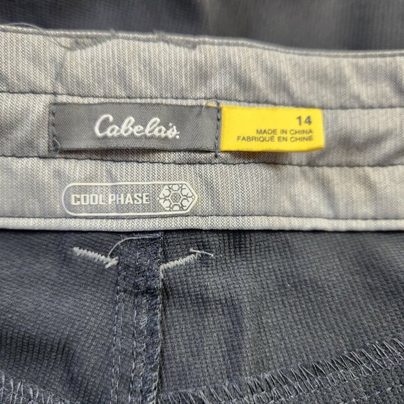 Cabela's XPG Women's Cool Phase Black Grey Size 14 Convertible Pants Gorpcore - Picture 7 of 15